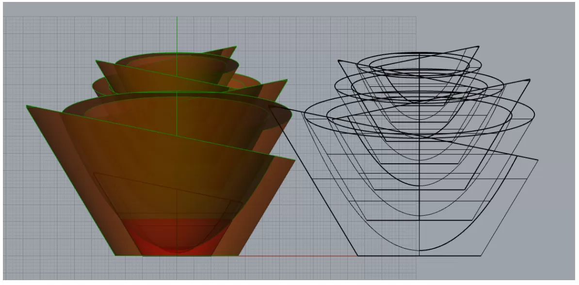 Nested Shape Bridge Design Steps