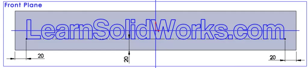 SolidWorks 3D Text Modeling Steps
