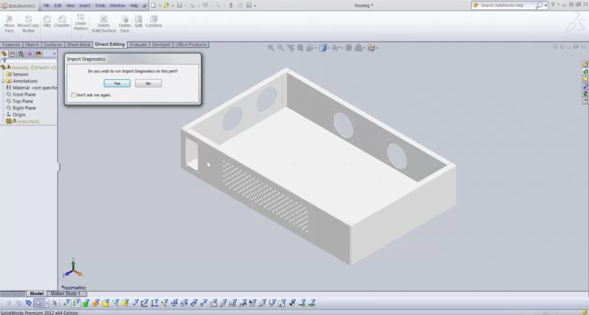 SolidWorks Sheet Metal Export Preparation