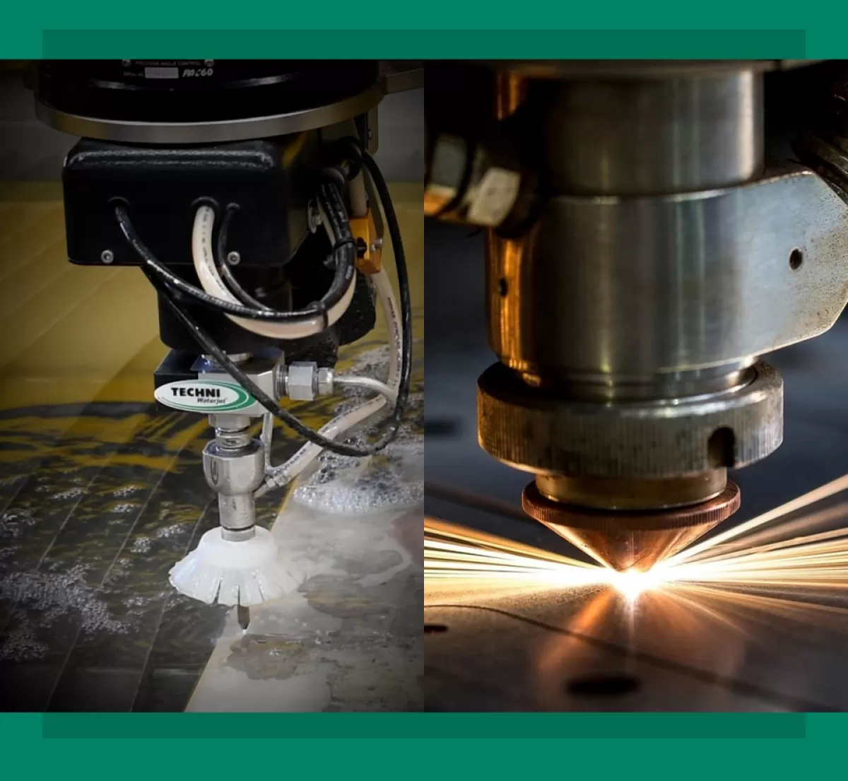 Waterjet vs Laser Cutting Comparison